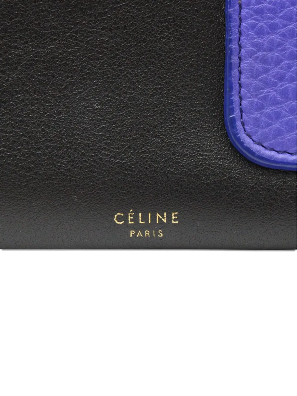 Celine Pre-Owned 折りたたみレザークラッチバッグ - 画像3