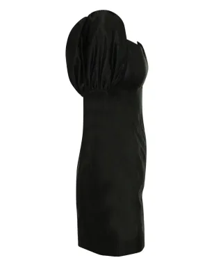 Caroline Constas パフスリーブカットアウトドレス ブラック - サムネイル2