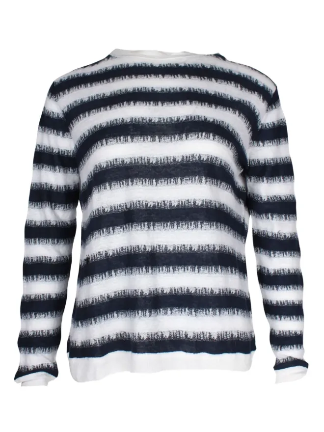 Christian Dior Pre-Owned Christian Dior Pre-Owned ストライプリネンセーターの商品画像