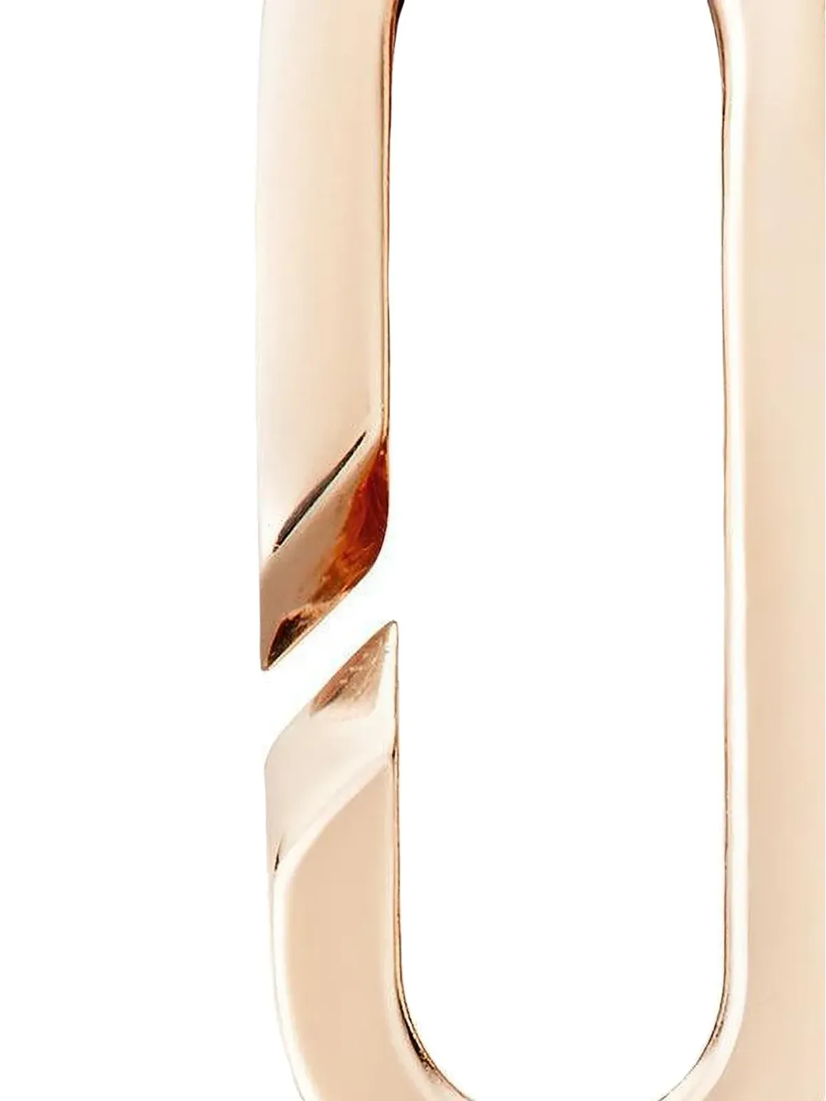 Bizzotto Gioielli 18kt イエローゴールド ペーパークリップ ペンダントネックレス - 画像2