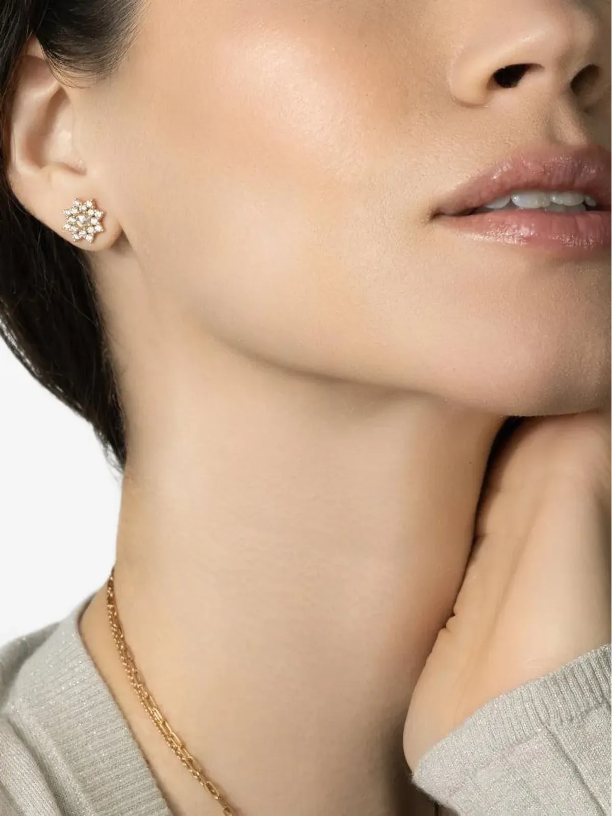 Parulina 18K ローズゴールド シャーザード ダイヤモンド イヤリング - ピンク - 画像4