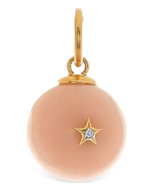 DEVON WOODHILL 18Kイエローゴールド モーニングスター ダイヤモンドとオパールのネックレス - Pink - サムネイル1