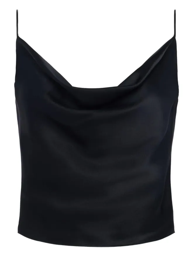 L'AGENCE L'Agence Calista カウルネック サテン・トップの商品画像