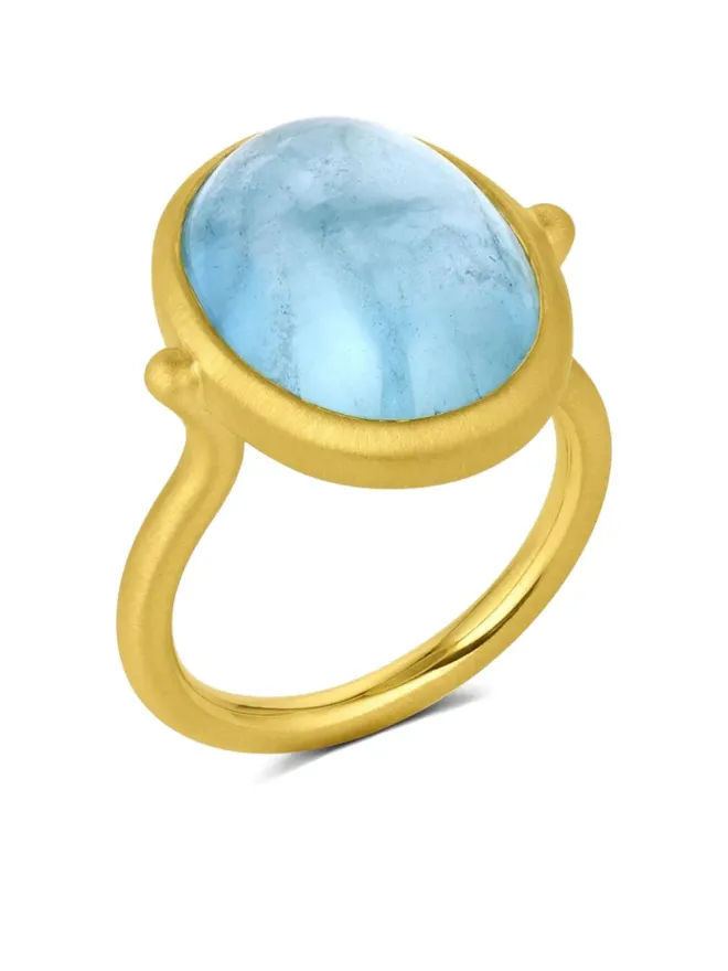 Leigh Maxwell Leigh Maxwell 18Kイエローゴールド アクアマリン リングの商品画像