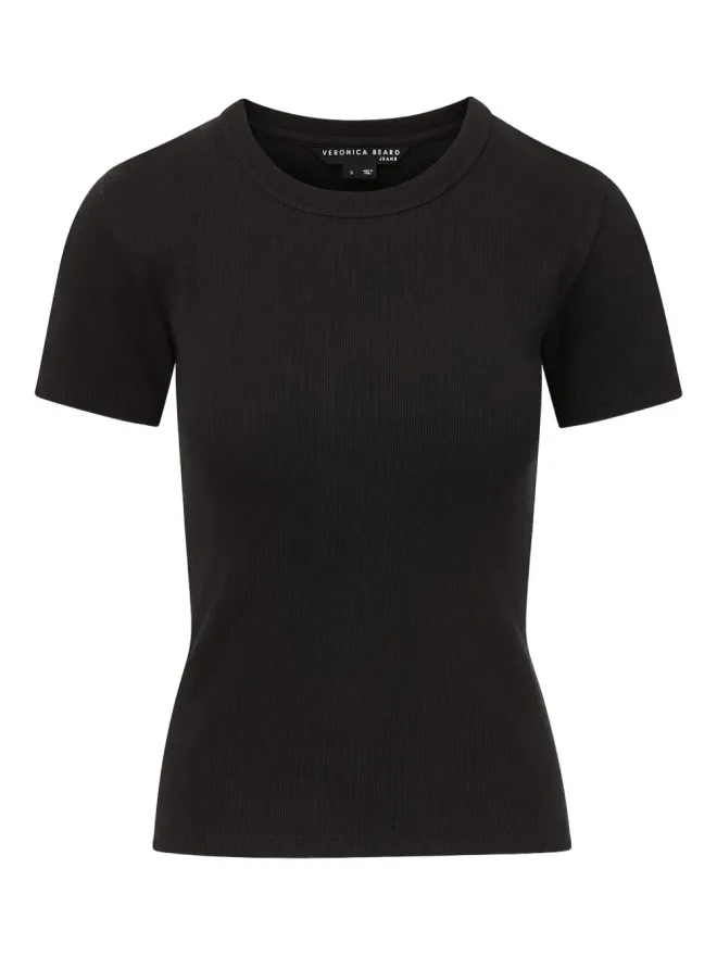 Veronica Beard Veronica Beard リブ編みクルーネックTシャツの商品画像
