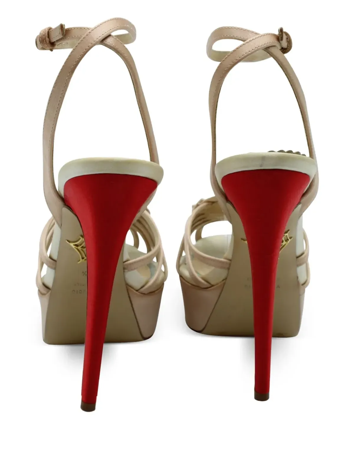 Charlotte Olympia フォーエバー・ハートモチーフ・プラットフォームサンダル - 画像3