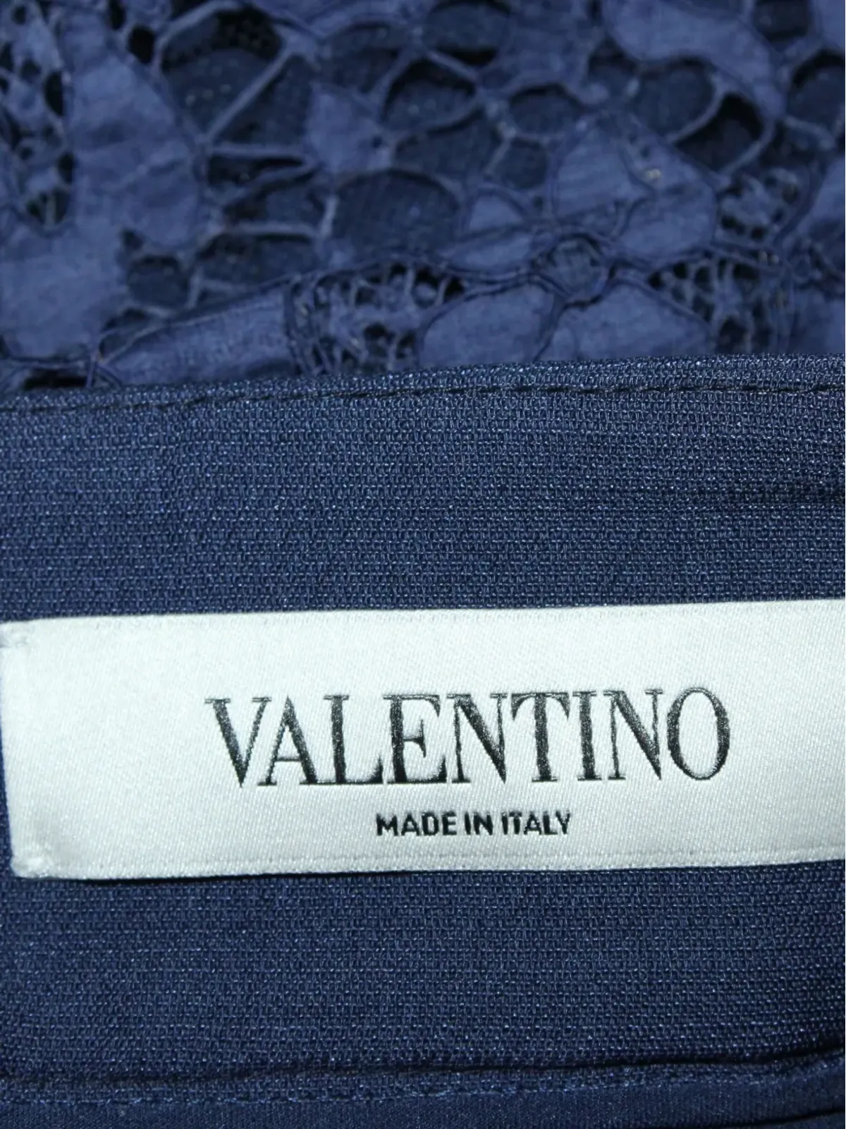 Valentino Garavani ビンテージ ギャザー入りレーススカート（ブルー） - 画像4