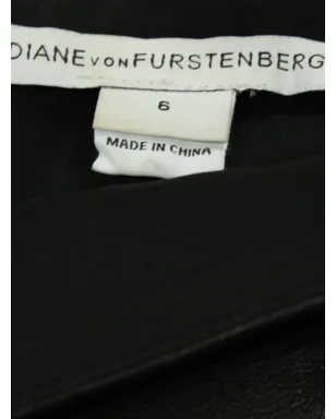 DVF Diane von Furstenberg パネルドレザーミニスカート - サムネイル4