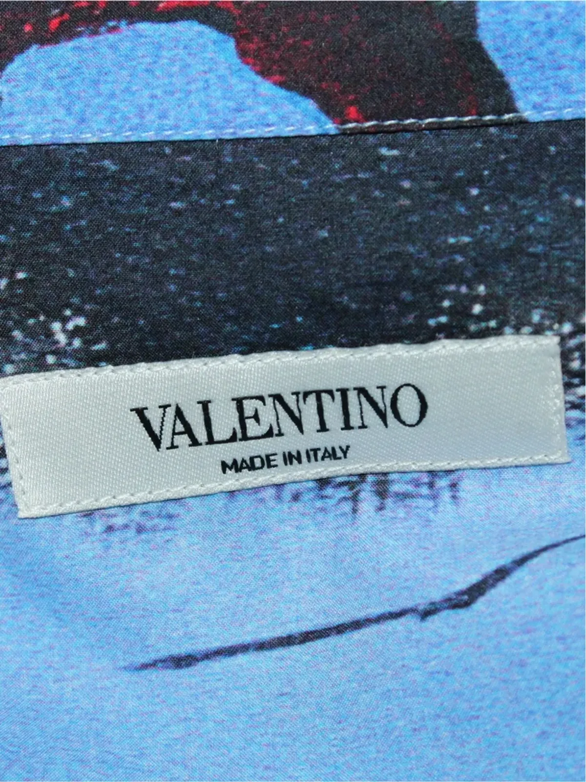 Valentino Garavani Pre-Owned × ロジャー・ディーン フローティングアイランド バケーション シャツ - ブルー - 画像3