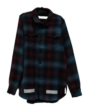 Off-White Pre-Owned アローズプリント チェックシャツ - サムネイル1