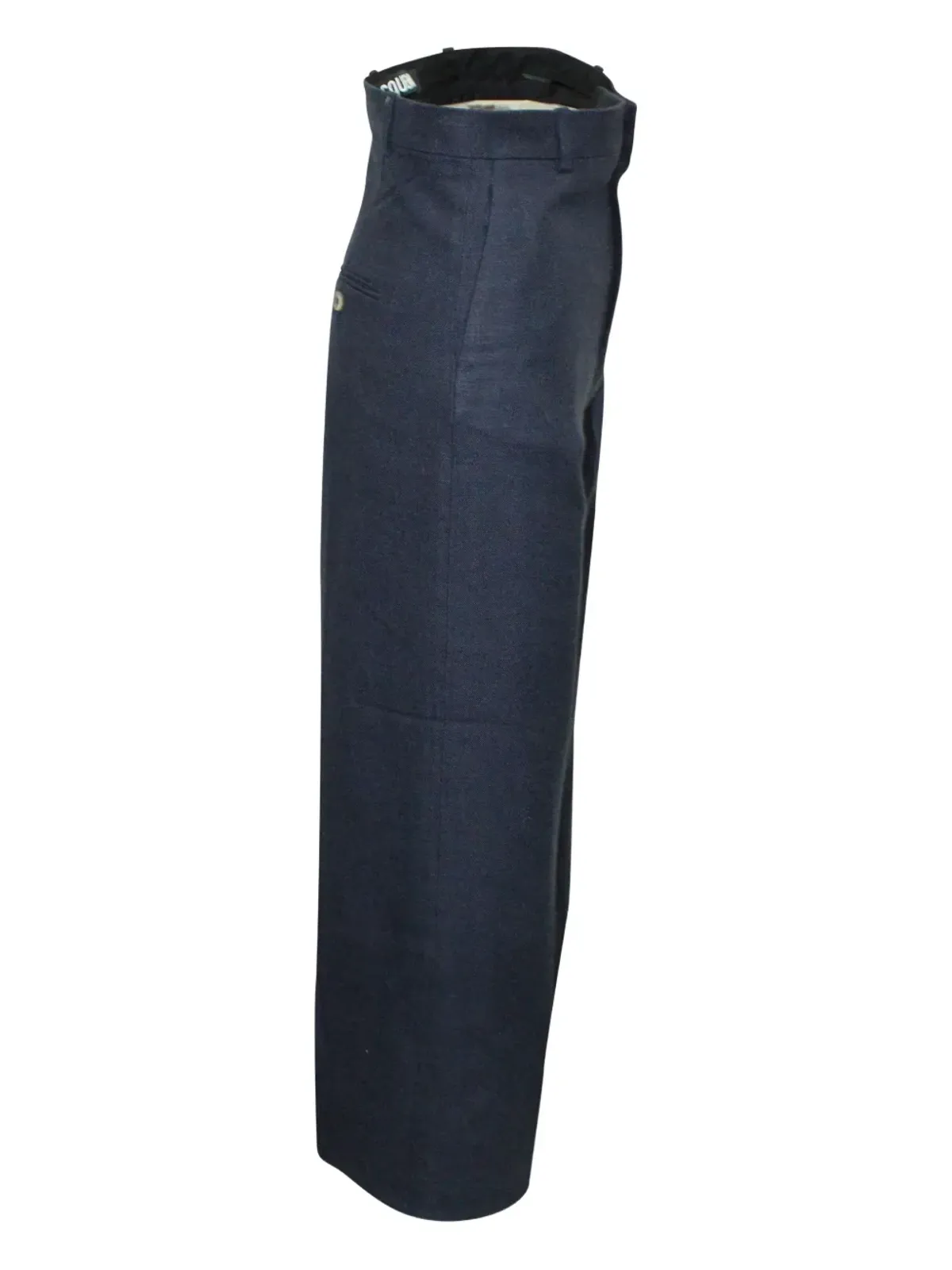 Jacquemus Pre-Owned ハイウエストリネンパンツ ブルー - 画像2