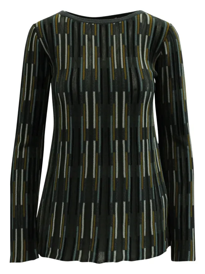 M Missoni Vintage M Missoni Vintage ストライプ柄ニットセーターの商品画像
