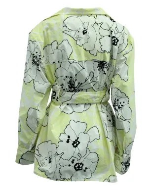Marni Pre-Owned 花柄プリント ベルト付きミニドレス - Yellow - サムネイル2