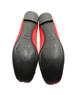 Dolce & Gabbana Pre-Owned サテンチャーム付きバレエフラット - レッド - サムネイル4