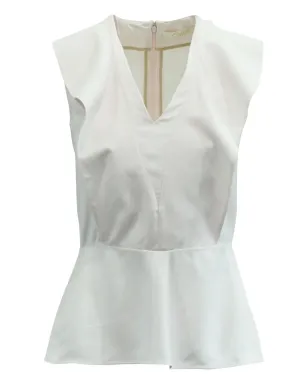 Chloé Vintage ペプラムVネック ブラウス - ピンク - サムネイル1