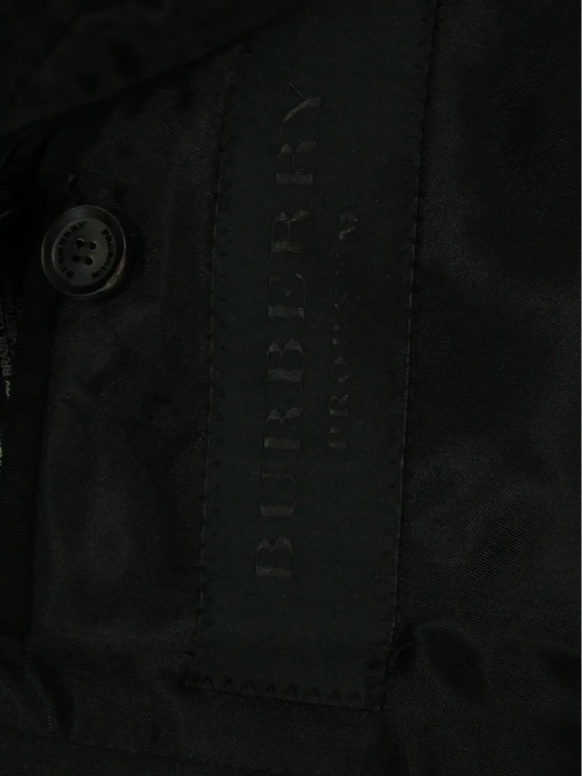 Burberry Pre-Owned シングルブレスト ウールブレザー ブラック - 画像3
