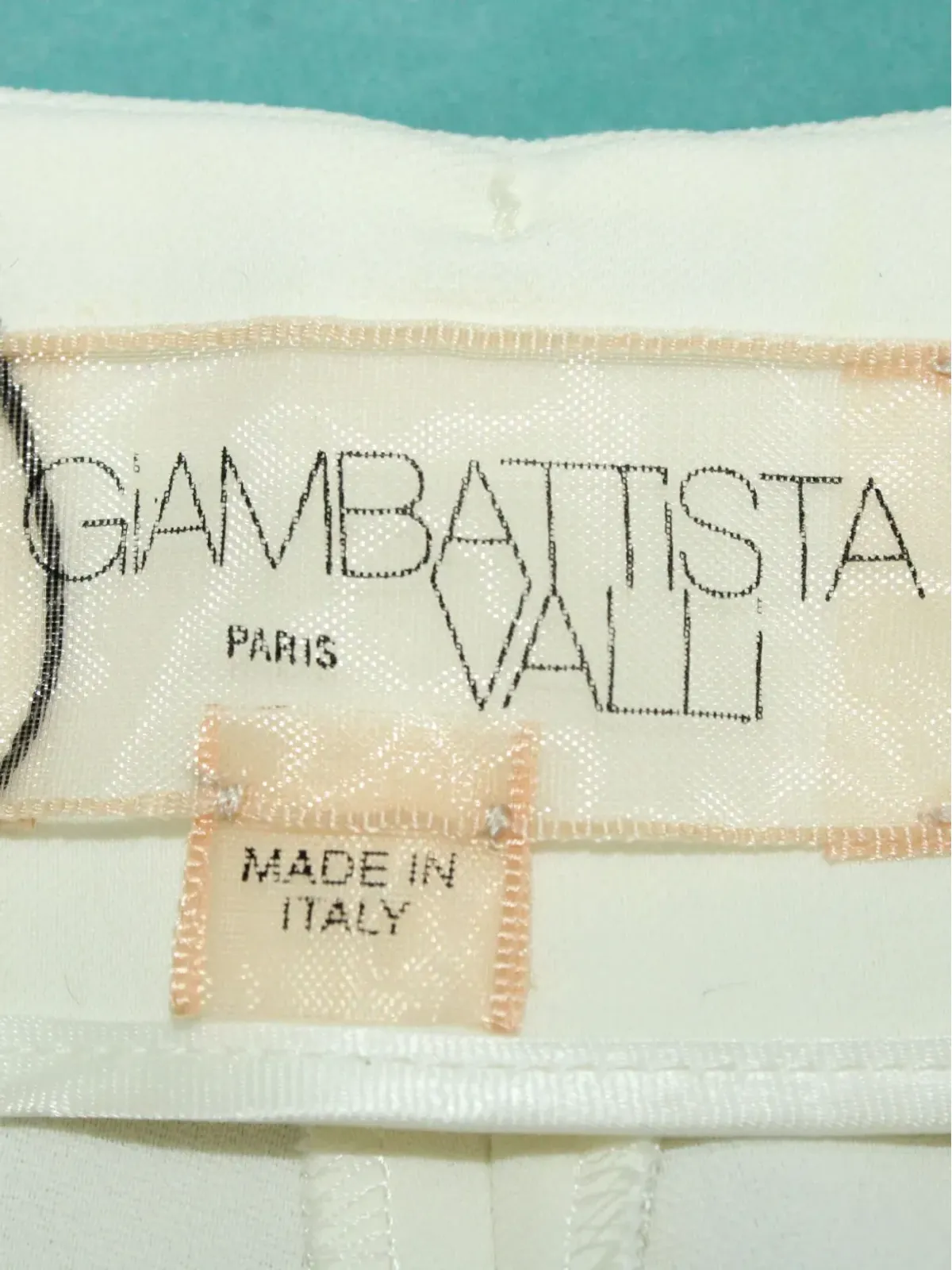 Giambattista Valli Vintage ハイウエストストレートパンツ - 画像4