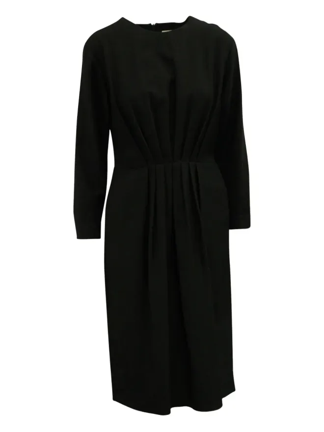 Dries Van Noten Pre-Owned Dries Van Noten Pre-Owned プリーツ長袖ドレスの商品画像
