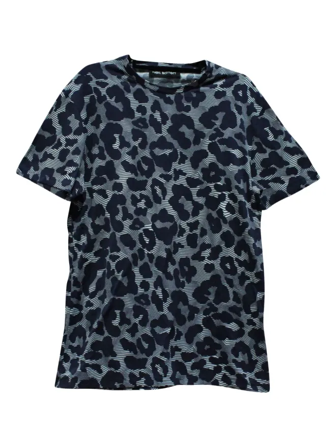 Neil Barrett Neil Barrett レオパードプリント半袖Tシャツの商品画像