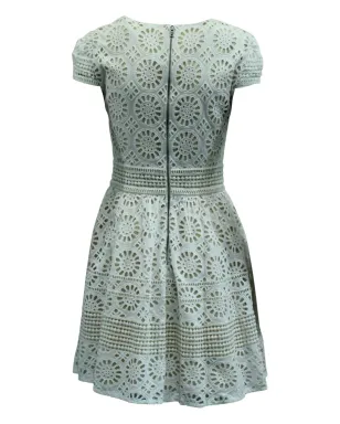 alice + olivia eyelet lace dress - White - サムネイル2
