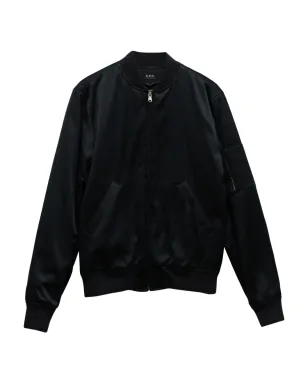 A.P.C. リブドカラー ボンバー ジャケット - サムネイル1