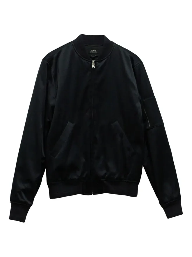 A.P.C. A.P.C. リブドカラー ボンバー ジャケットの商品画像