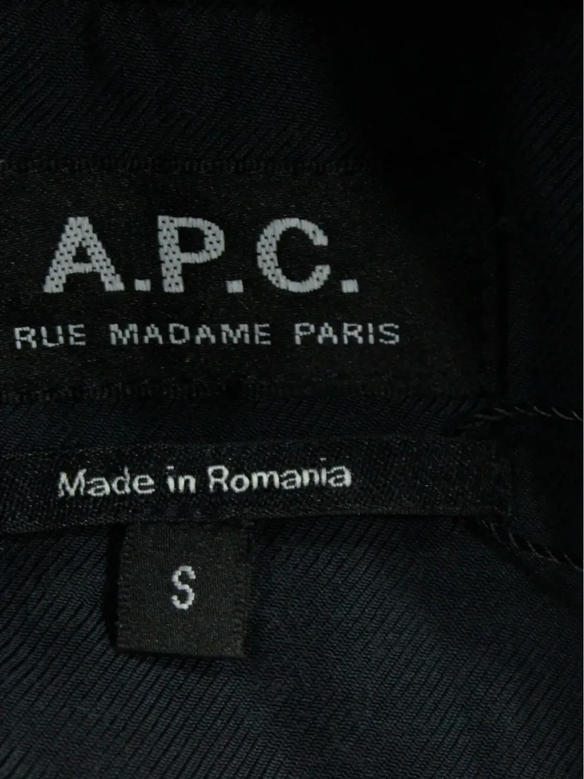 A.P.C. リブドカラー ボンバー ジャケット - 画像3