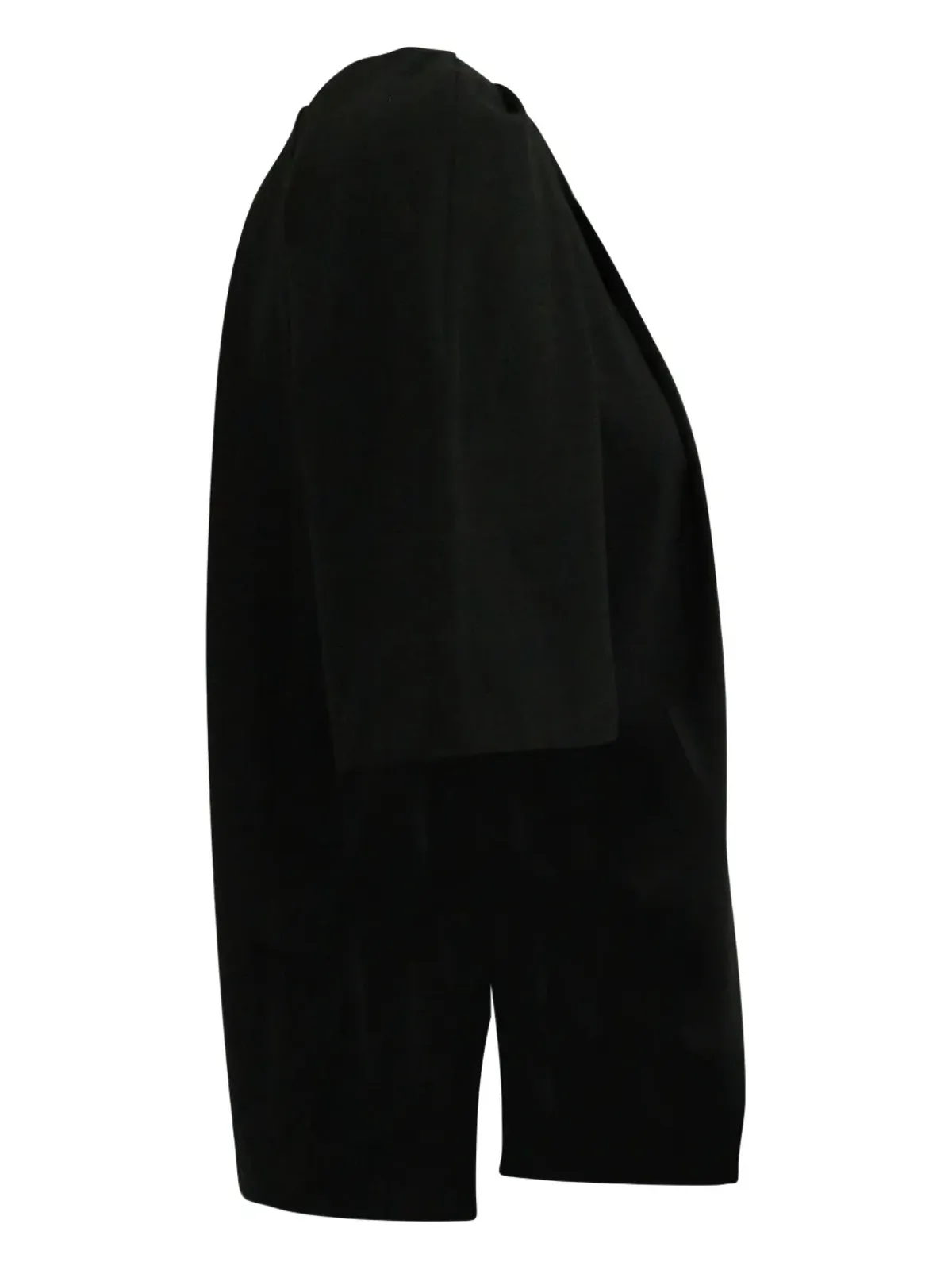 Stella McCartney Pre-Owned pleated-neckline wide-sleeve top - Black - 画像3