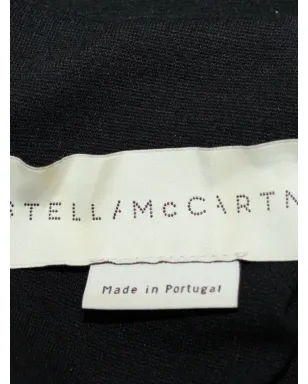 Stella McCartney Pre-Owned pleated-neckline wide-sleeve top - Black - サムネイル4