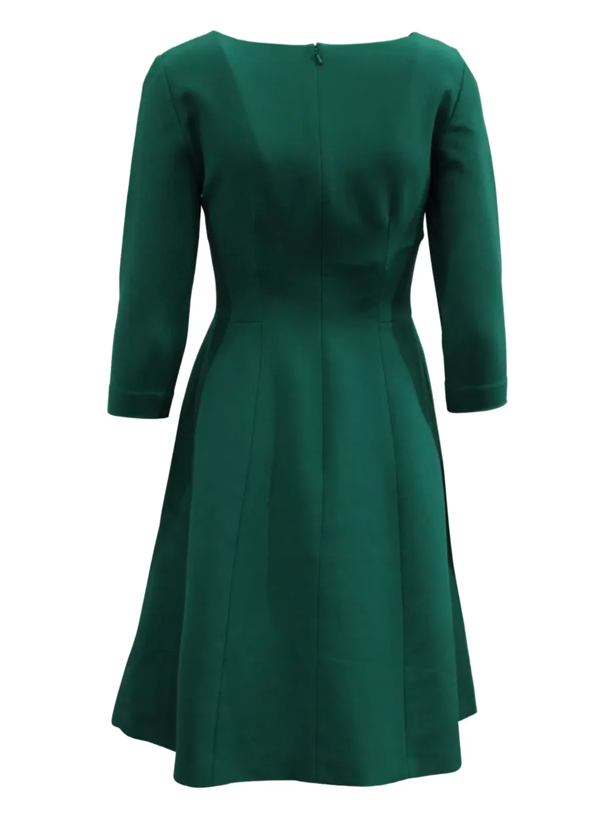 Alberta Ferretti Vintage 長袖フレアドレス - グリーン - 画像2