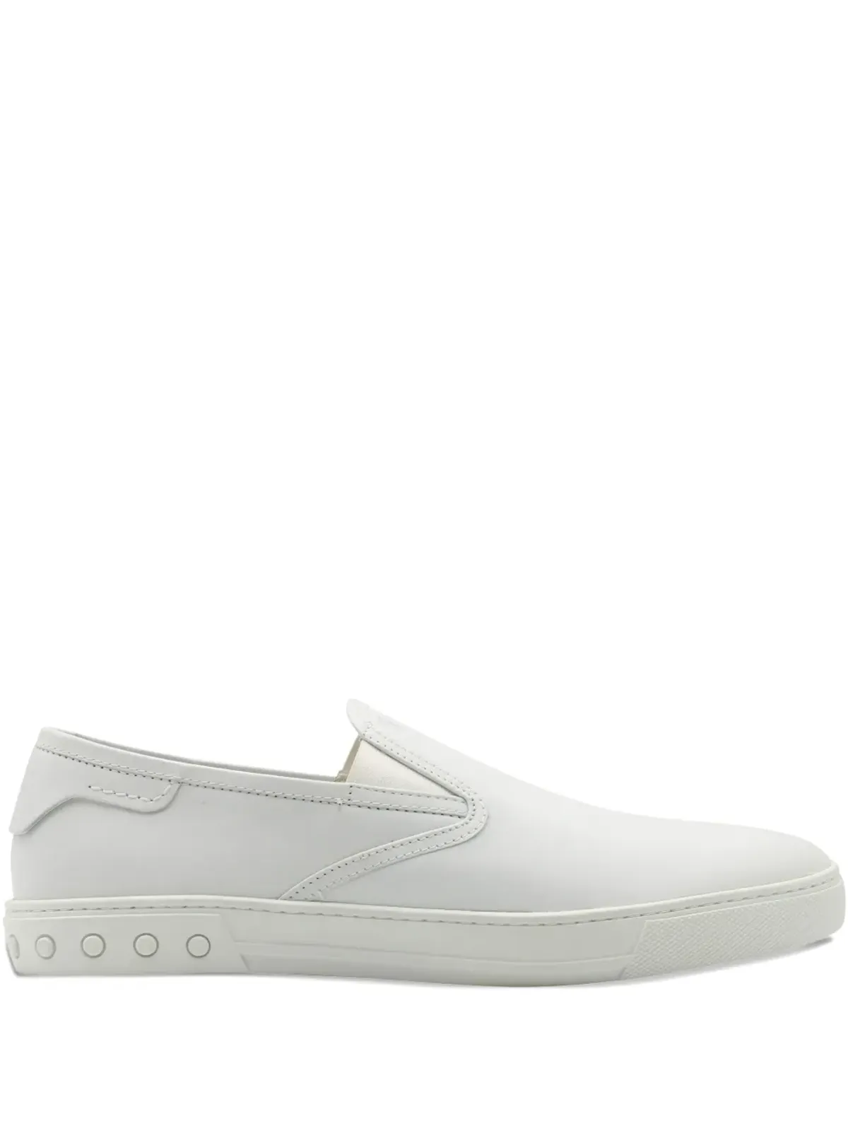 Tod's Vintage Pantofola slip-on leather sneakers - White - 画像1