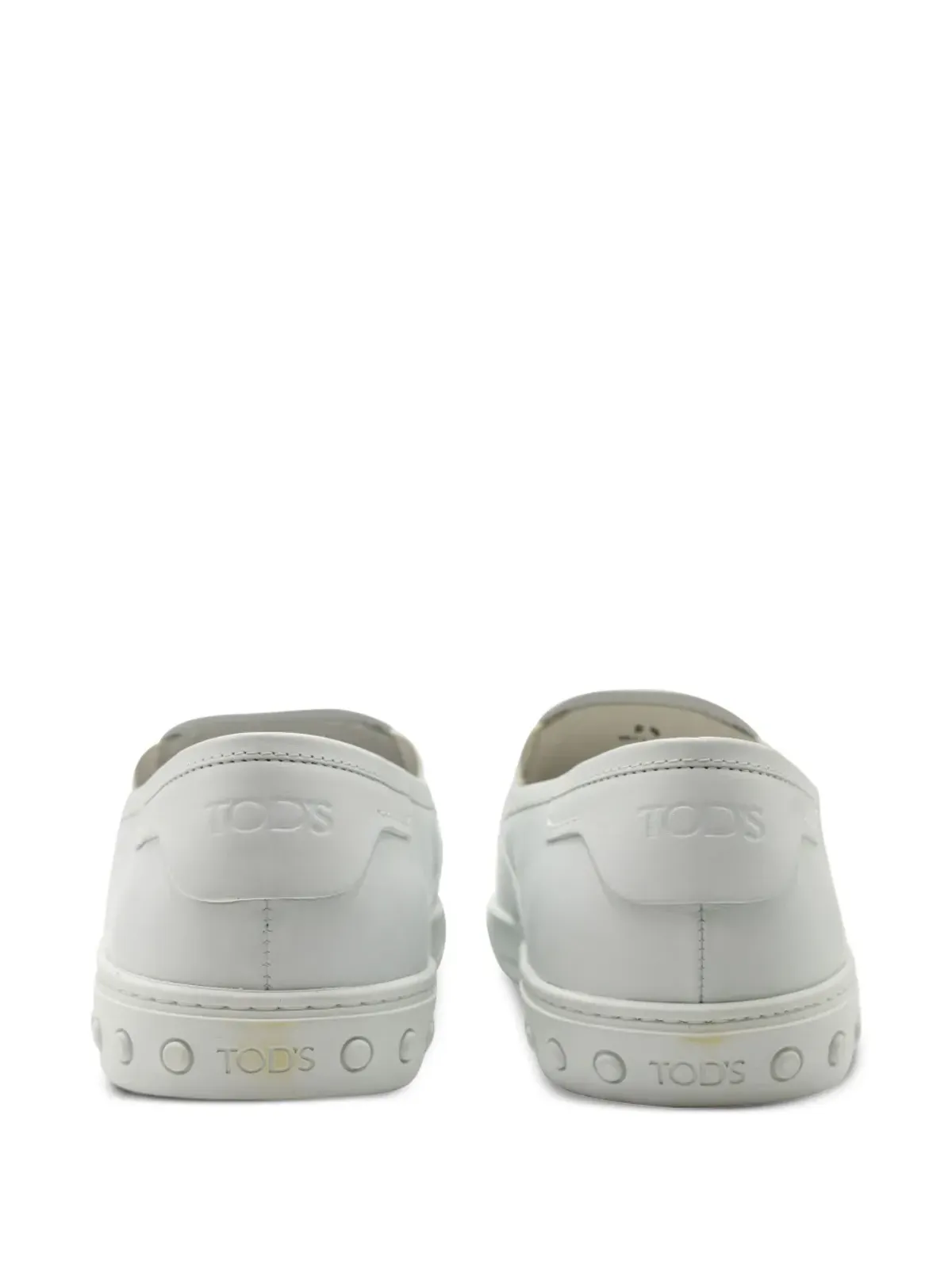 Tod's Vintage Pantofola slip-on leather sneakers - White - 画像3