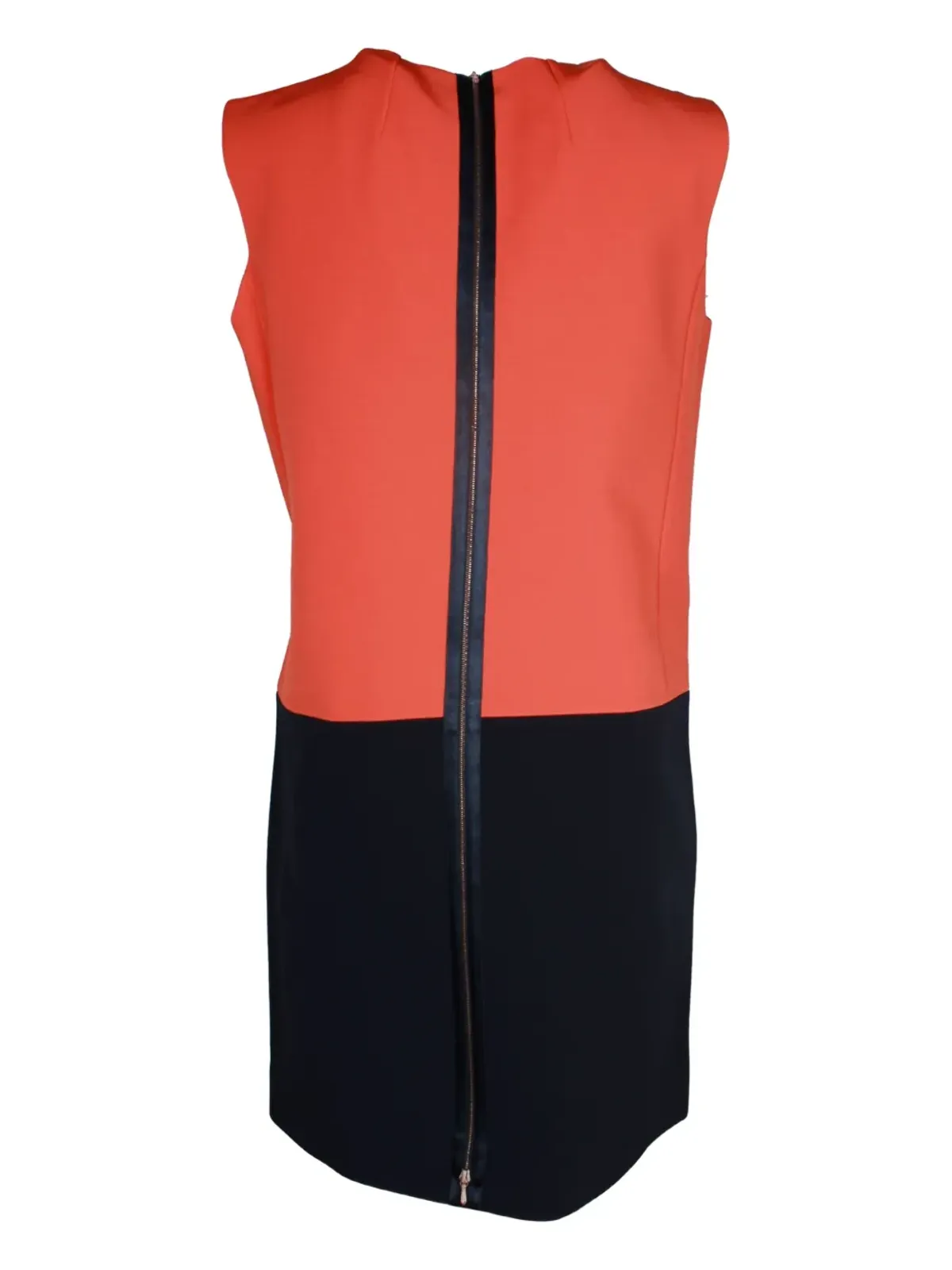 Victoria Beckham ビンテージ カラー ブロック シフト ミニ ドレス - オレンジ - 画像2