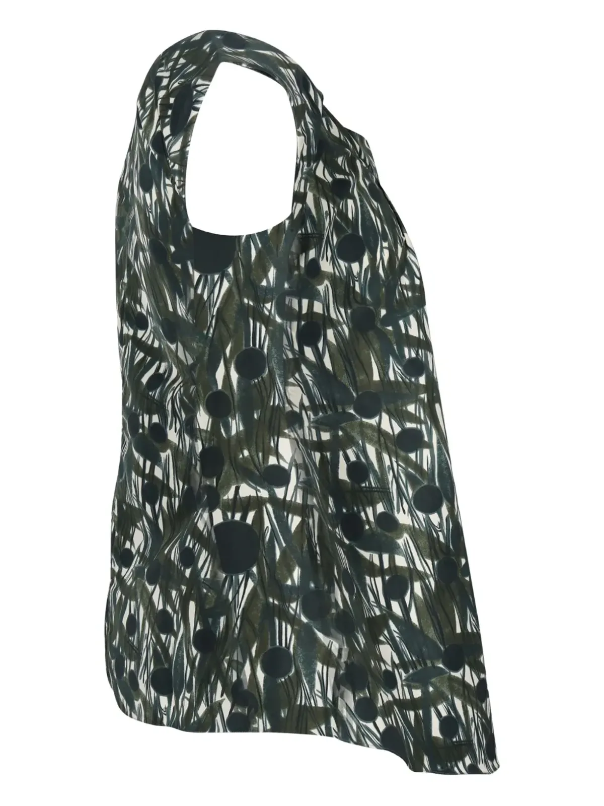Marni Pre-Owned 抽象柄ノースリーブトップ - 画像3