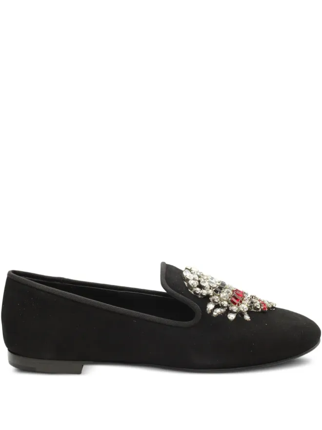 Giuseppe Zanotti Vintage Giuseppe Zanotti Vintage スコーピオンエンブリッシュド フラットローファーの商品画像