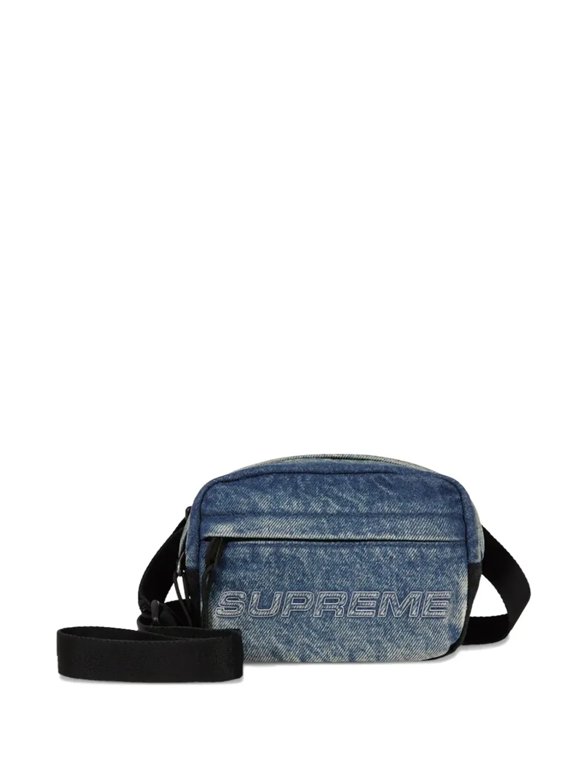 Supreme ミニデニム ブルー メッセンジャーバッグ - 画像2