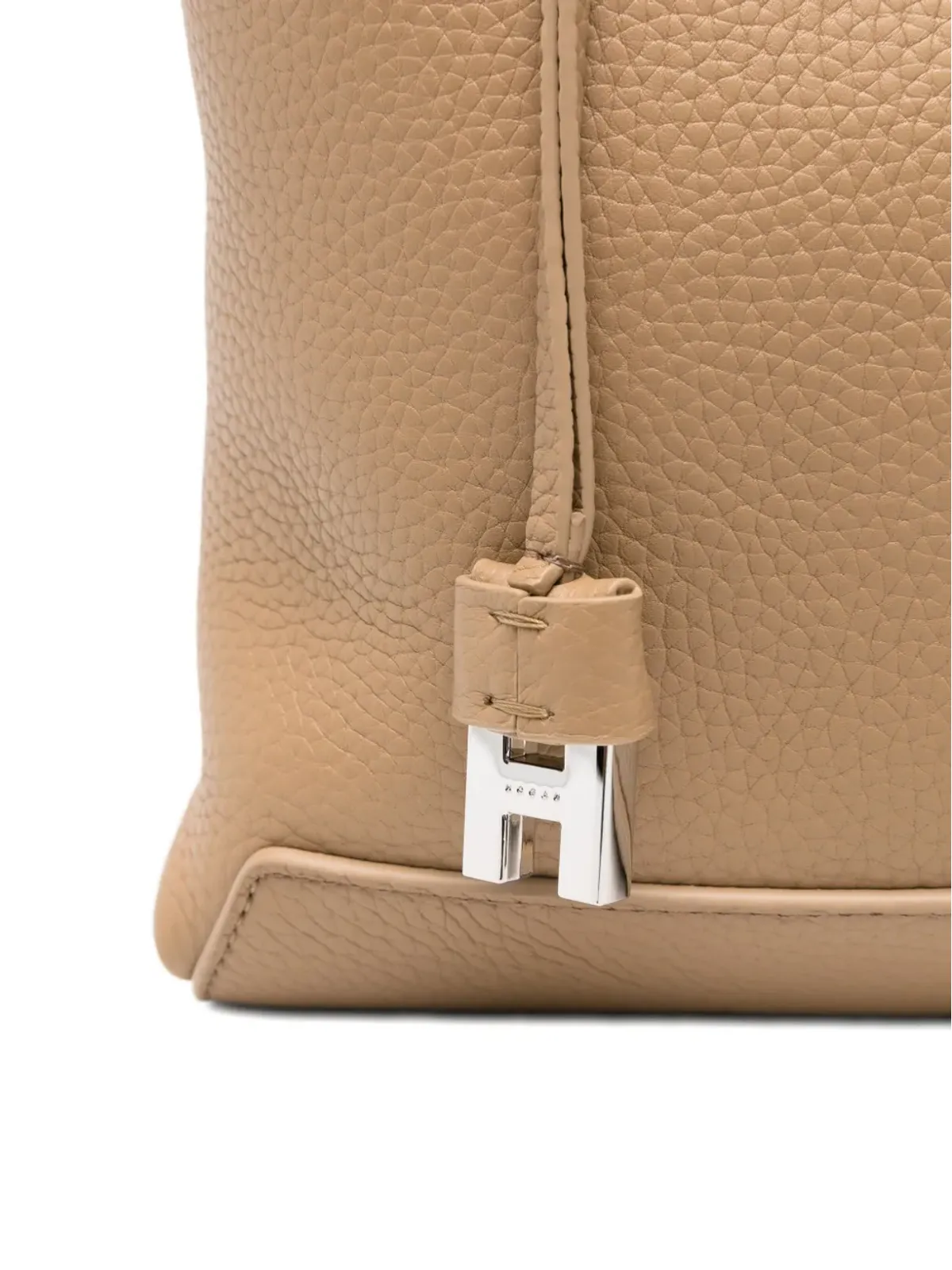 Hogan レザー トップハンドル トートバッグ - 画像4