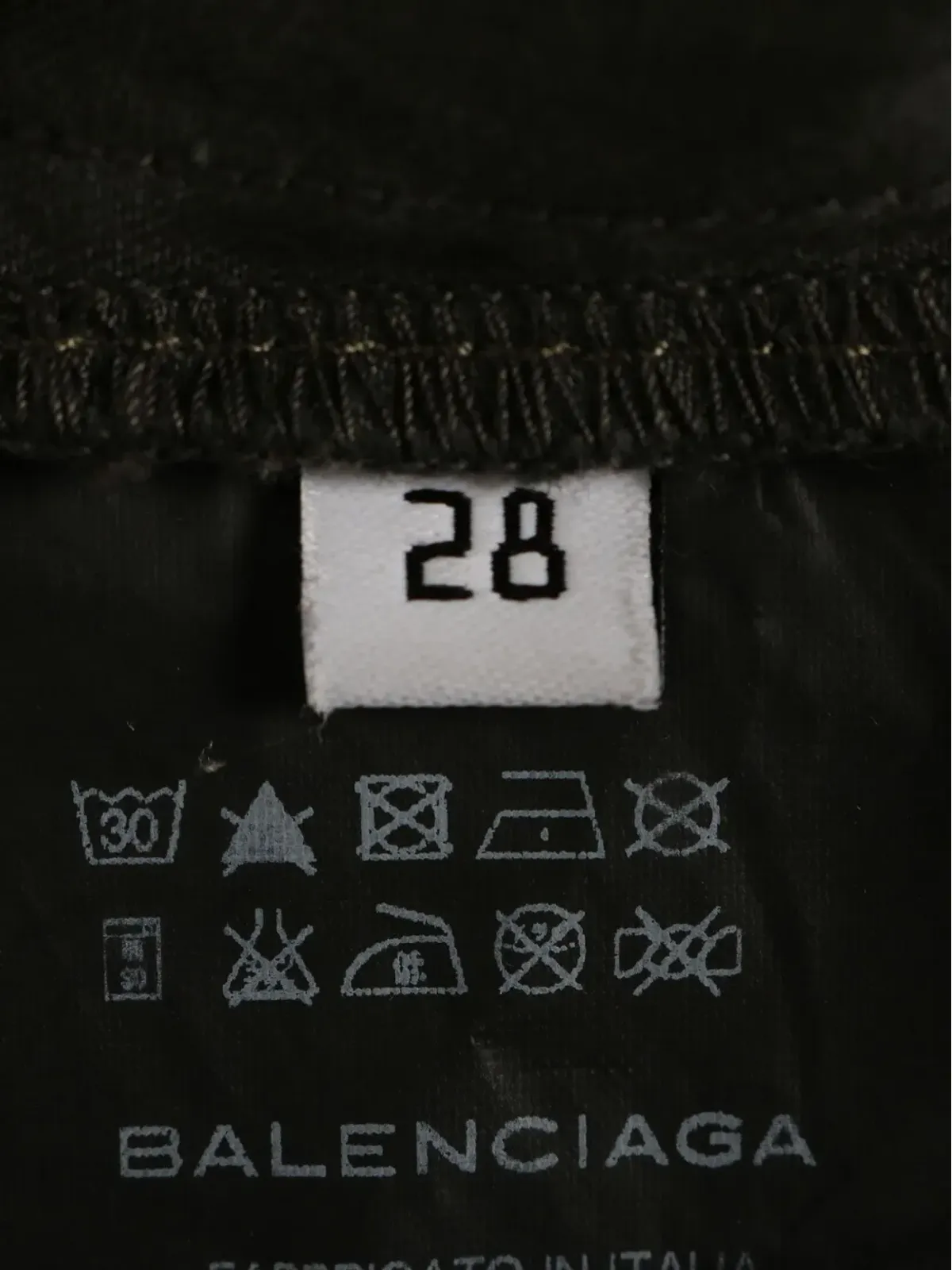 Balenciaga Pre-Owned クロップドジーンズ（グリーン） - 画像4