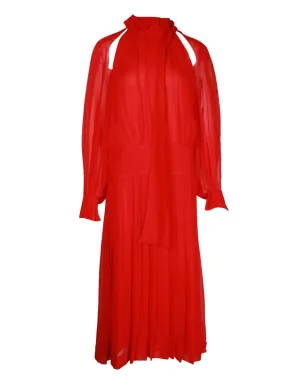 Victoria Beckham シアー袖ミディドレス - サムネイル1