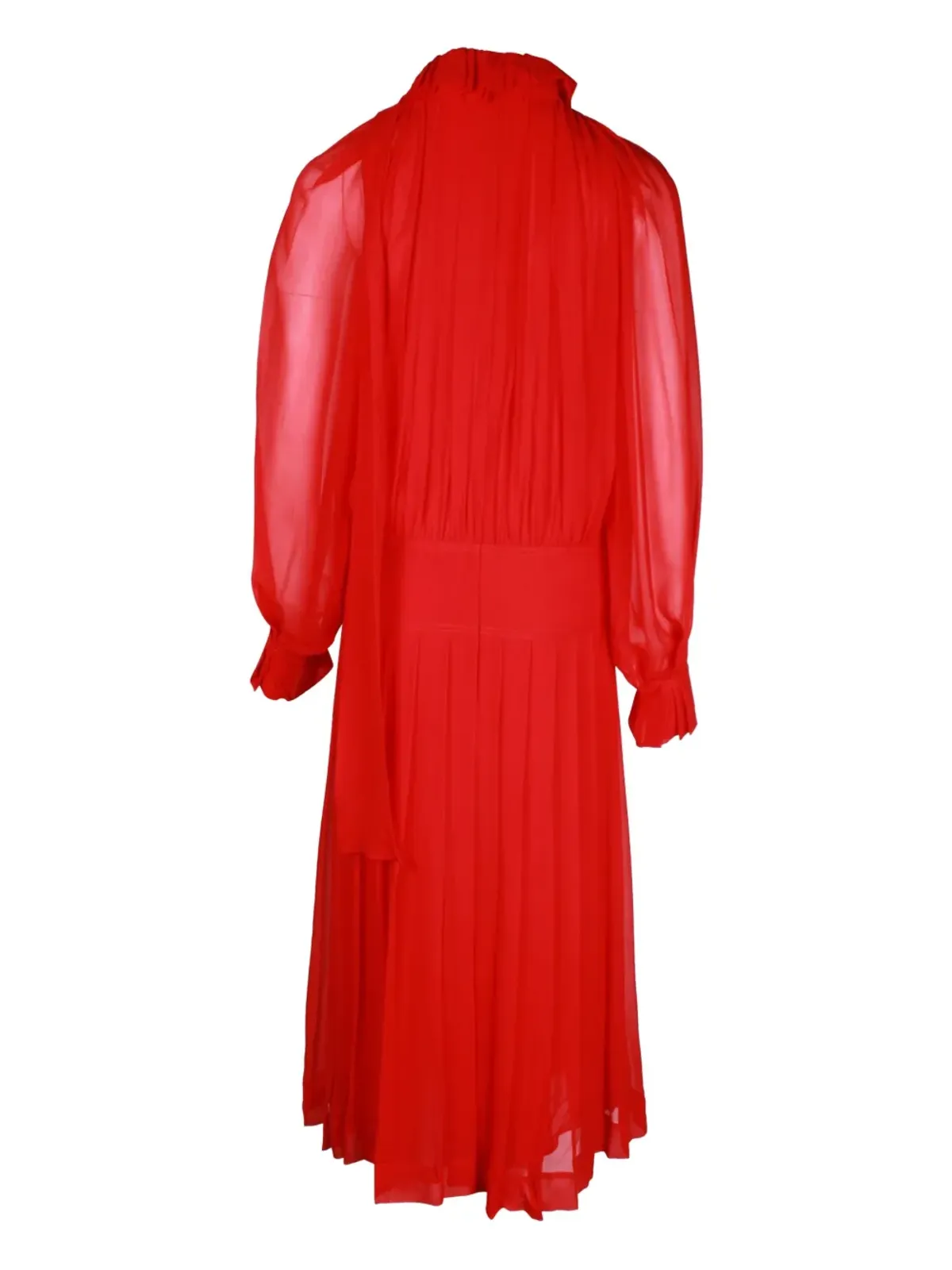 Victoria Beckham シアー袖ミディドレス - 画像3