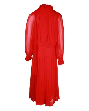 Victoria Beckham シアー袖ミディドレス - サムネイル3