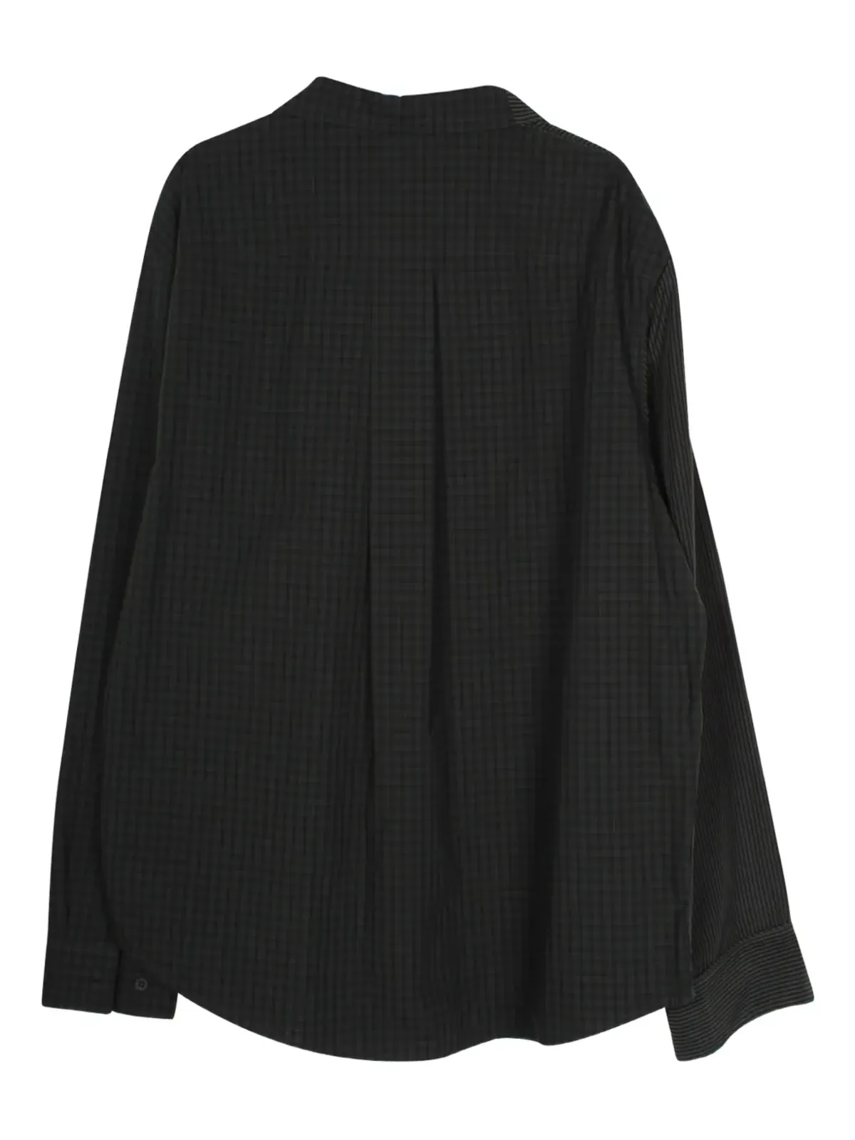 Balenciaga Pre-Owned ギンガムプリントシャツ グレー - 画像2