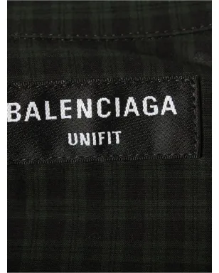 Balenciaga Pre-Owned ギンガムプリントシャツ グレー - サムネイル3