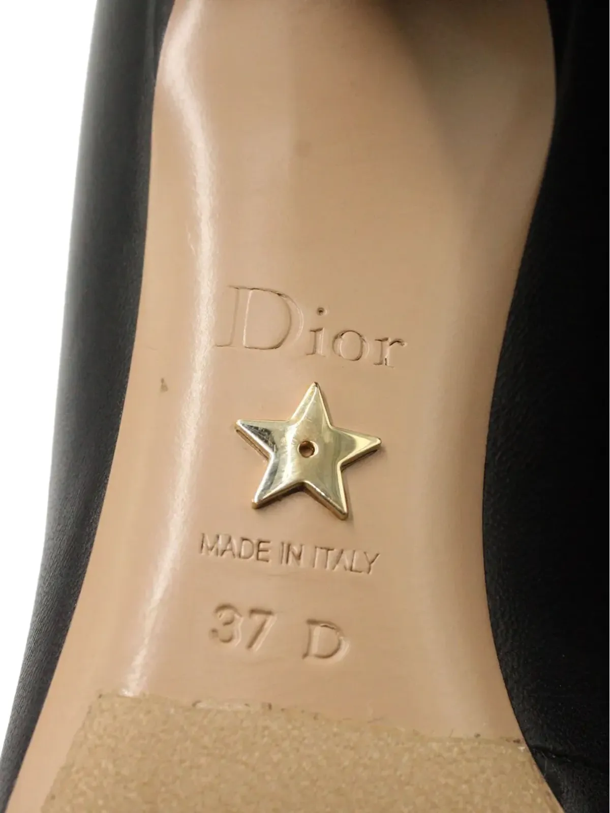Christian Dior Pre-Owned レザー レースアップ ブーツ ブラック - 画像5