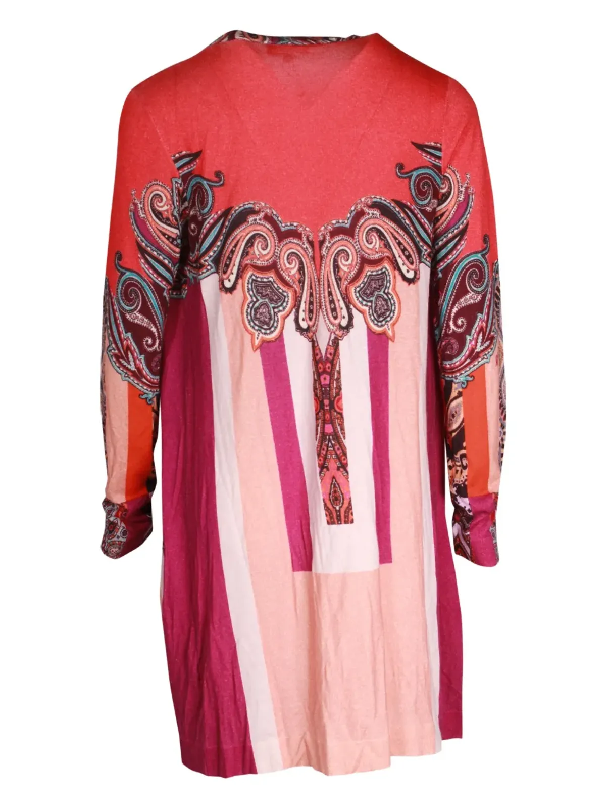 Etro Vintage ペイズリープリントストライプジャケット - レッド - 画像2
