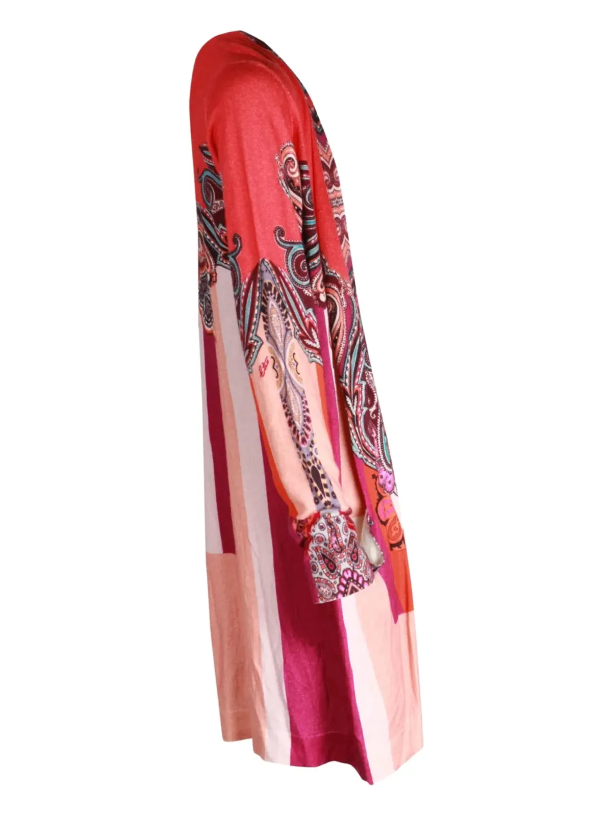 Etro Vintage ペイズリープリントストライプジャケット - レッド - 画像3