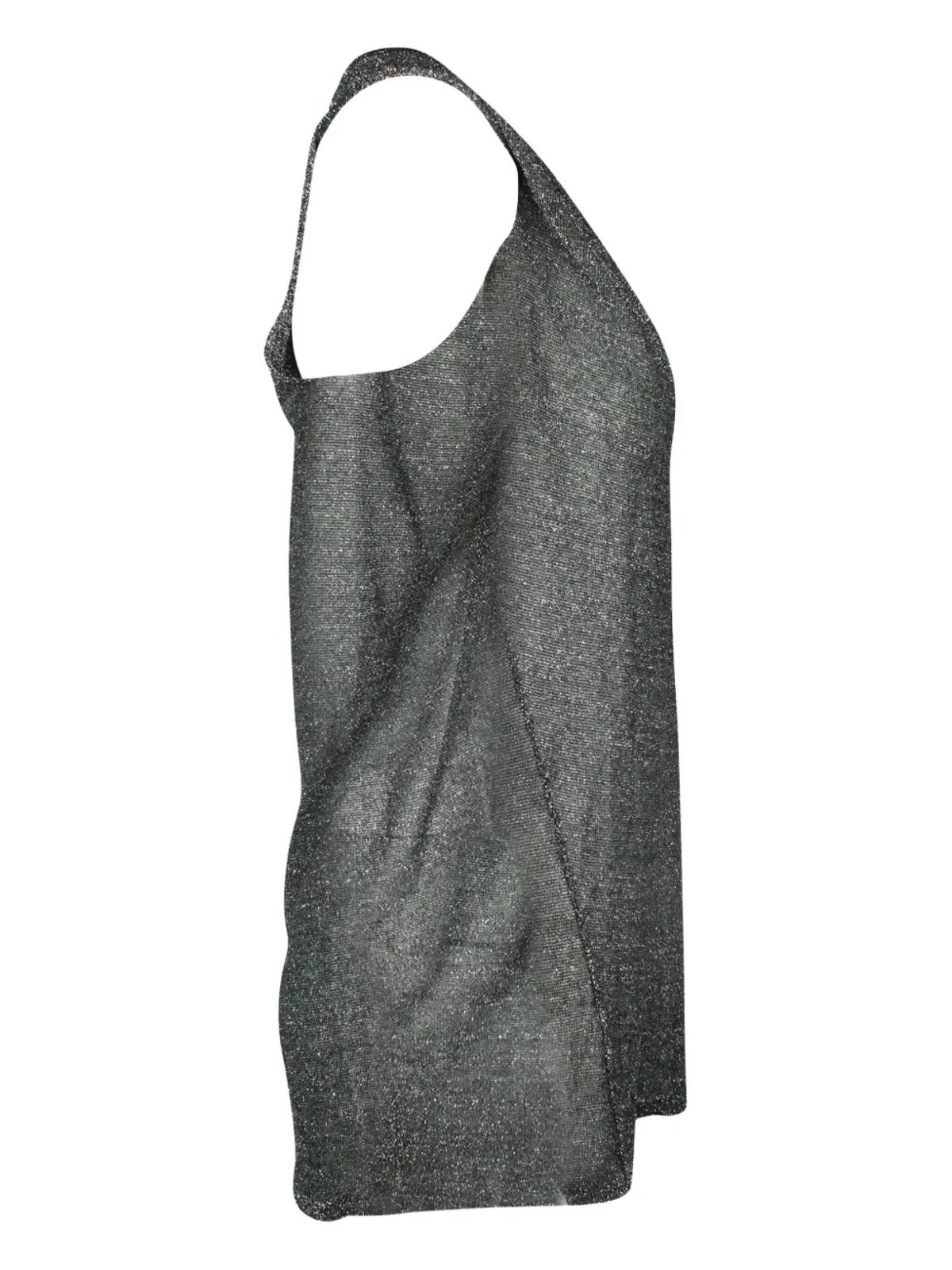 Isabel Marant Vintage asymmetrical-sleeve scoop-neck T-shirt - Black - 画像3