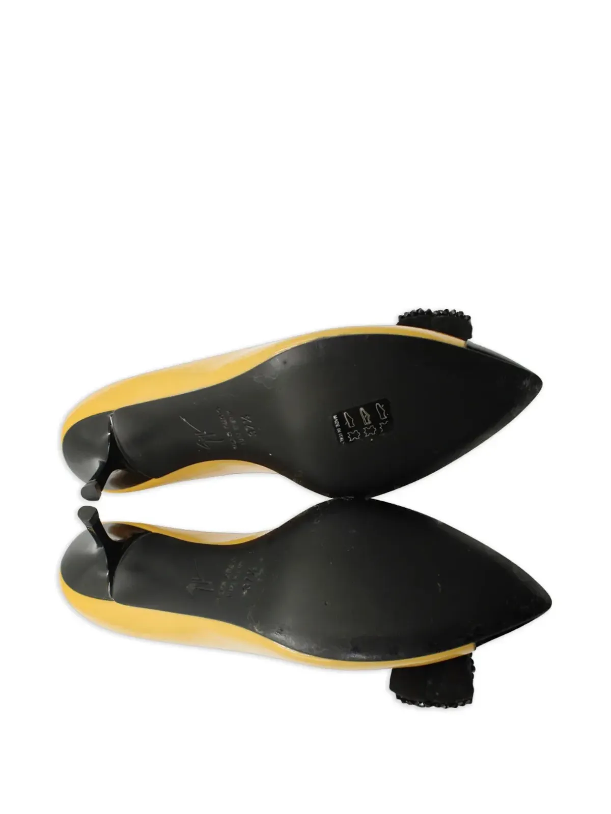 Giuseppe Zanotti Vintage ボウディテール スティレットヒールパンプス - 画像5