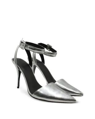 Alexander Wang ビンテージ アンクルストラップ ポインテッドトゥ パンプス - シルバー - サムネイル2