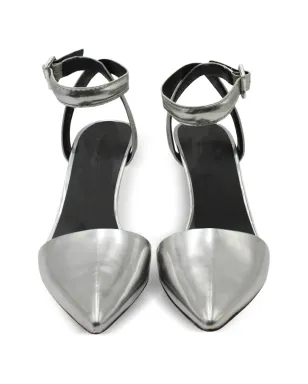 Alexander Wang ビンテージ アンクルストラップ ポインテッドトゥ パンプス - シルバー - サムネイル4